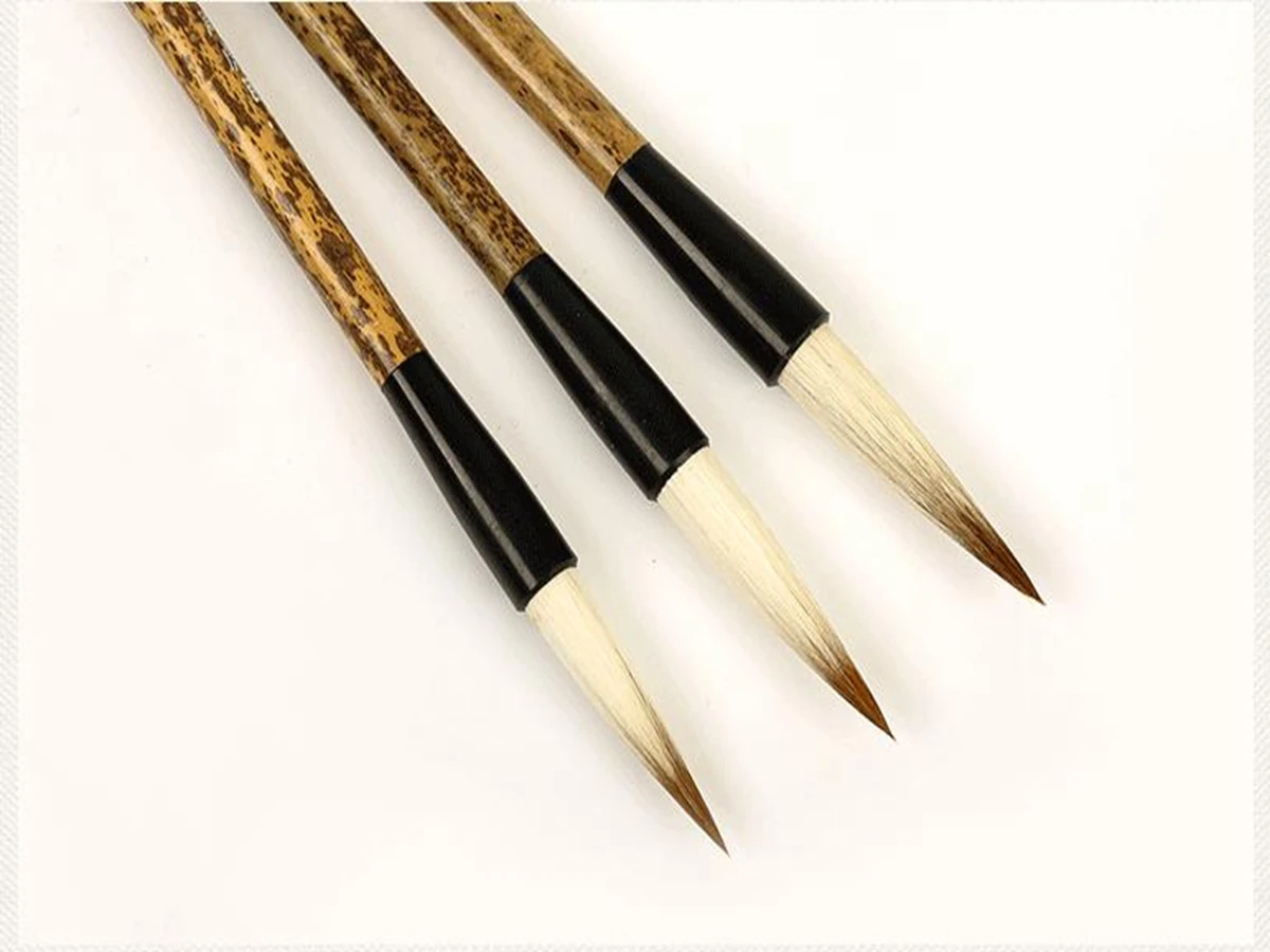 S M L Chinese Traditional Water Ink Calligraphy Ou yangxun Style Profession Regular Script Brush | Канцтовары для офиса и дома