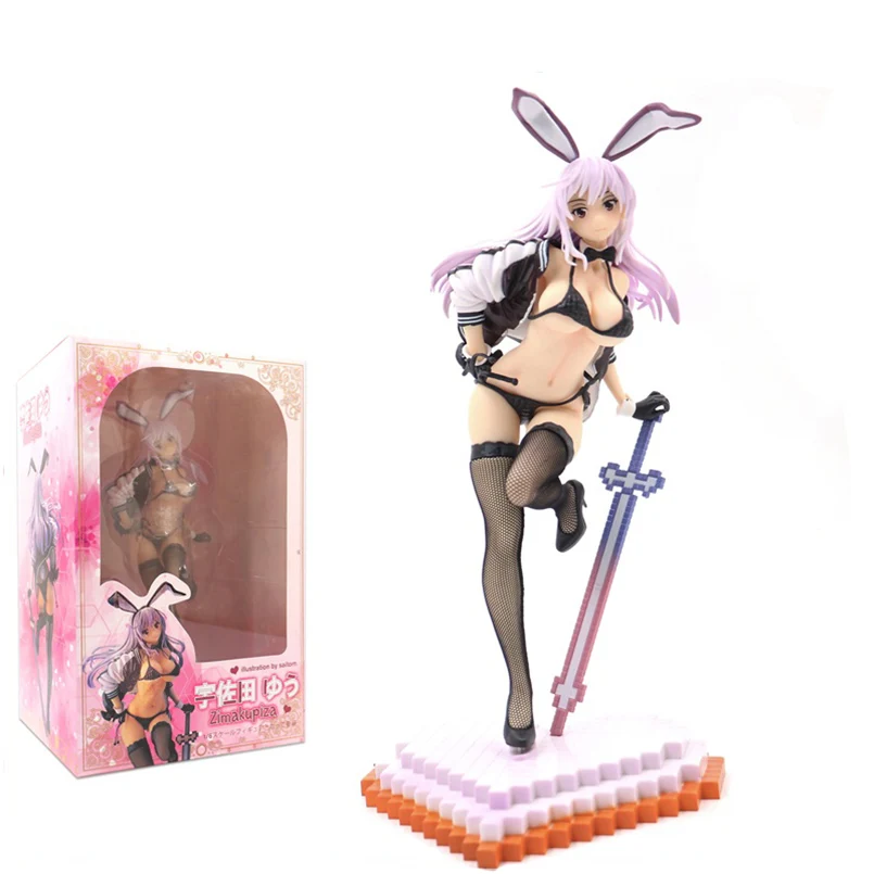 

28cm Japanese anime sexy girl Yu Usada PVC action figure toys Bunny girl Yu Usada figure dolls collectible Decoration toys gift