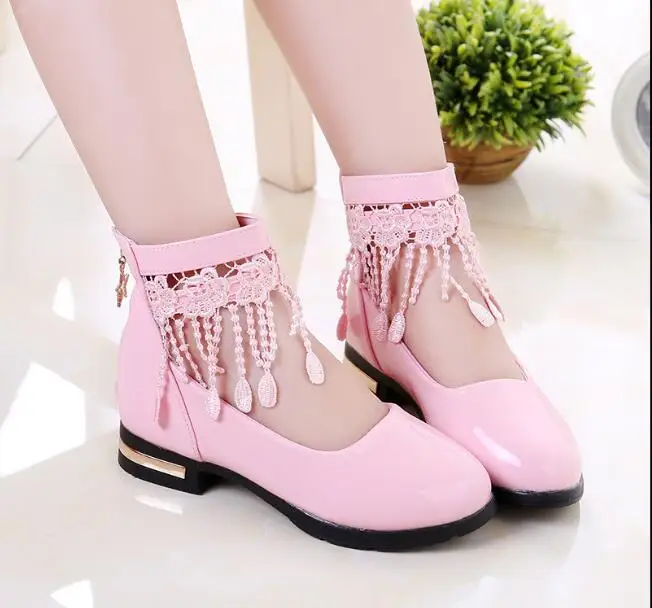 Новинка детская обувь с бантом для девочек принцессы модные сандалии