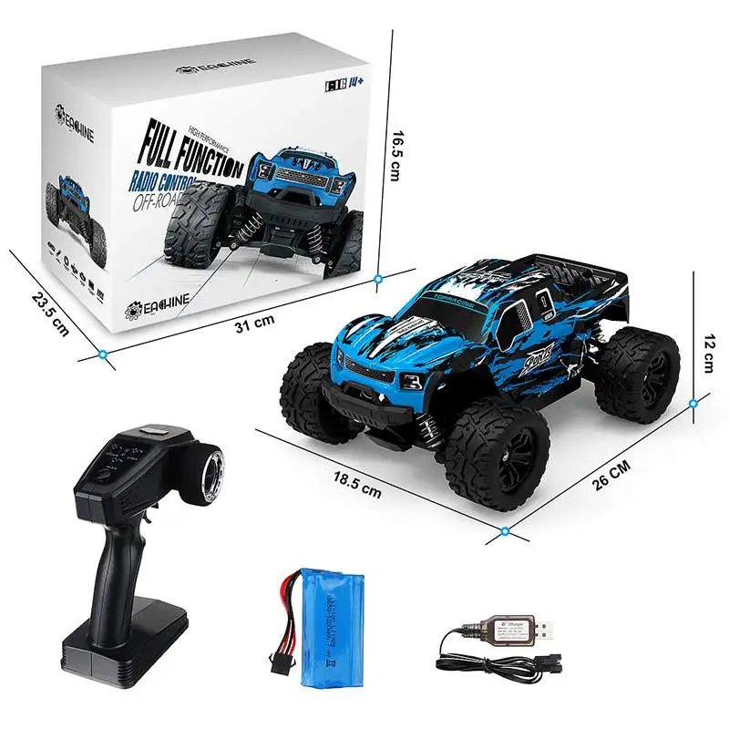 

Eachine EC08 RC Car 4WD 1/18 2.4GH 38km/h Super Power High speed Trucks Off-Road Trucks With differential Toys for Children