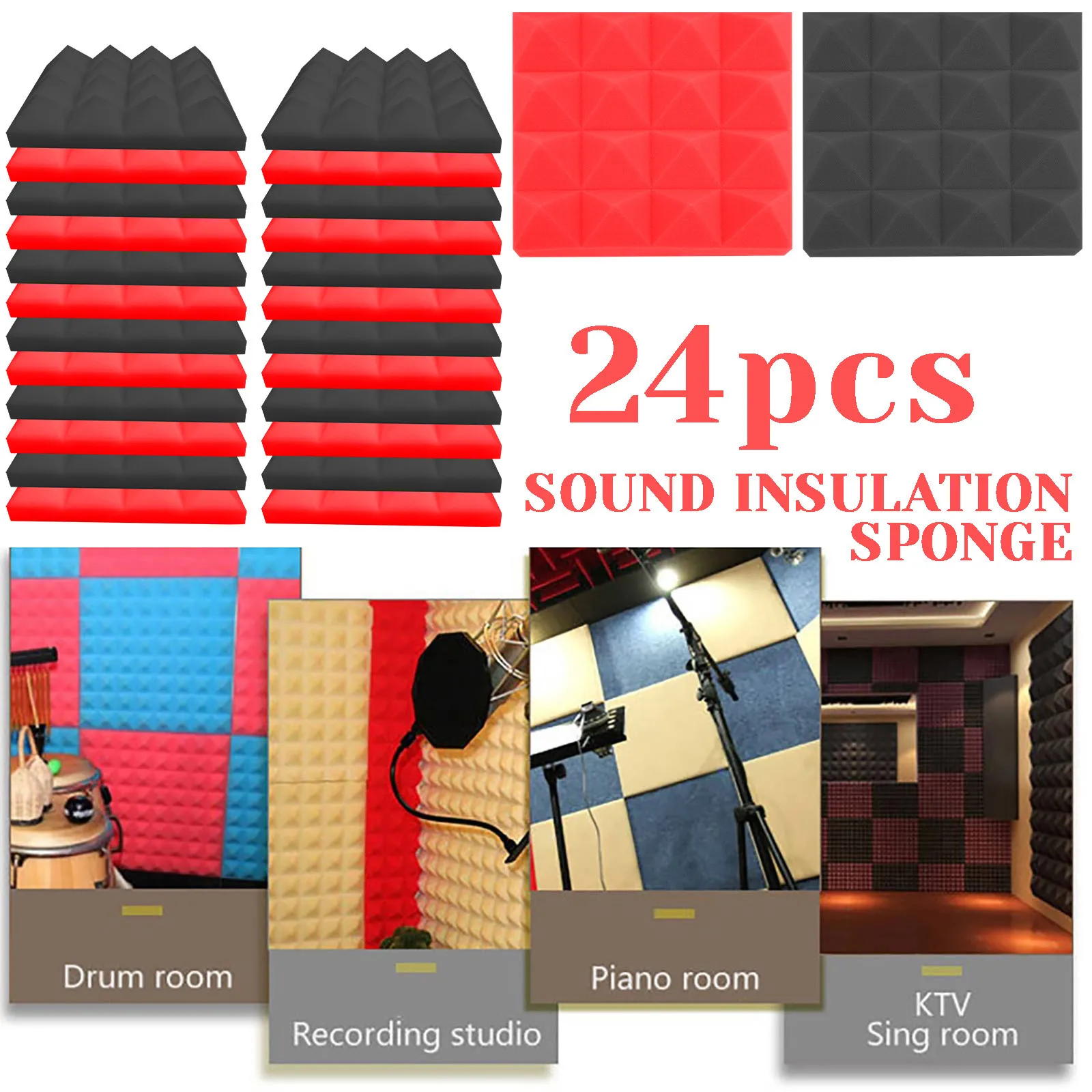 Звукоизоляционная губка для дома и помещений поглощение шума настенные Стикеры
