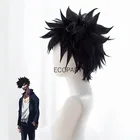 Новинка 5, короткий черный парик моя геройская Академия Dabi, искусственные волосы для косплея боку, без героев, парики для костюма мидория, шото на Хэллоуин, парики для вечеринки
