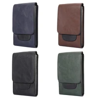 universal waist bag phone pouch for iphone 12 11 pro x xs max xr belt clip holster pu leather cover for samsung s20 xiaomi case