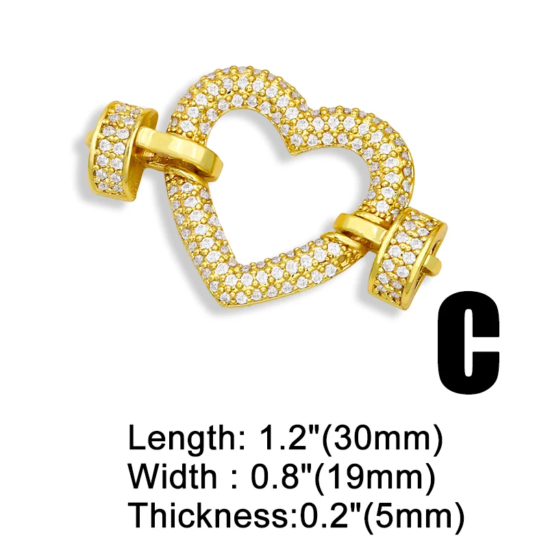 OCESRIO латунь CZ звезда браслет соединитель Подвески для изготовления ювелирных