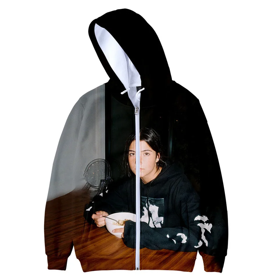 

Harajuku Cute 3D Print Men Women The Hype House Hoodies Charli D'amelio Sweatshirts Addison Rae Hoody Zipper Unisex Kpop Tops