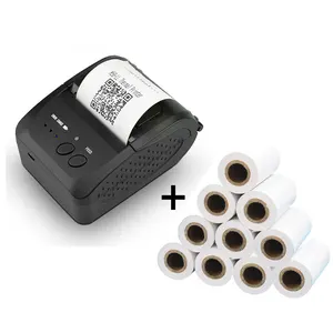 netum 58mm bluetooth thermal receipt printer with paper carry case hang on waist for android ios iphone ipad escpos nt 1809dd free global shipping