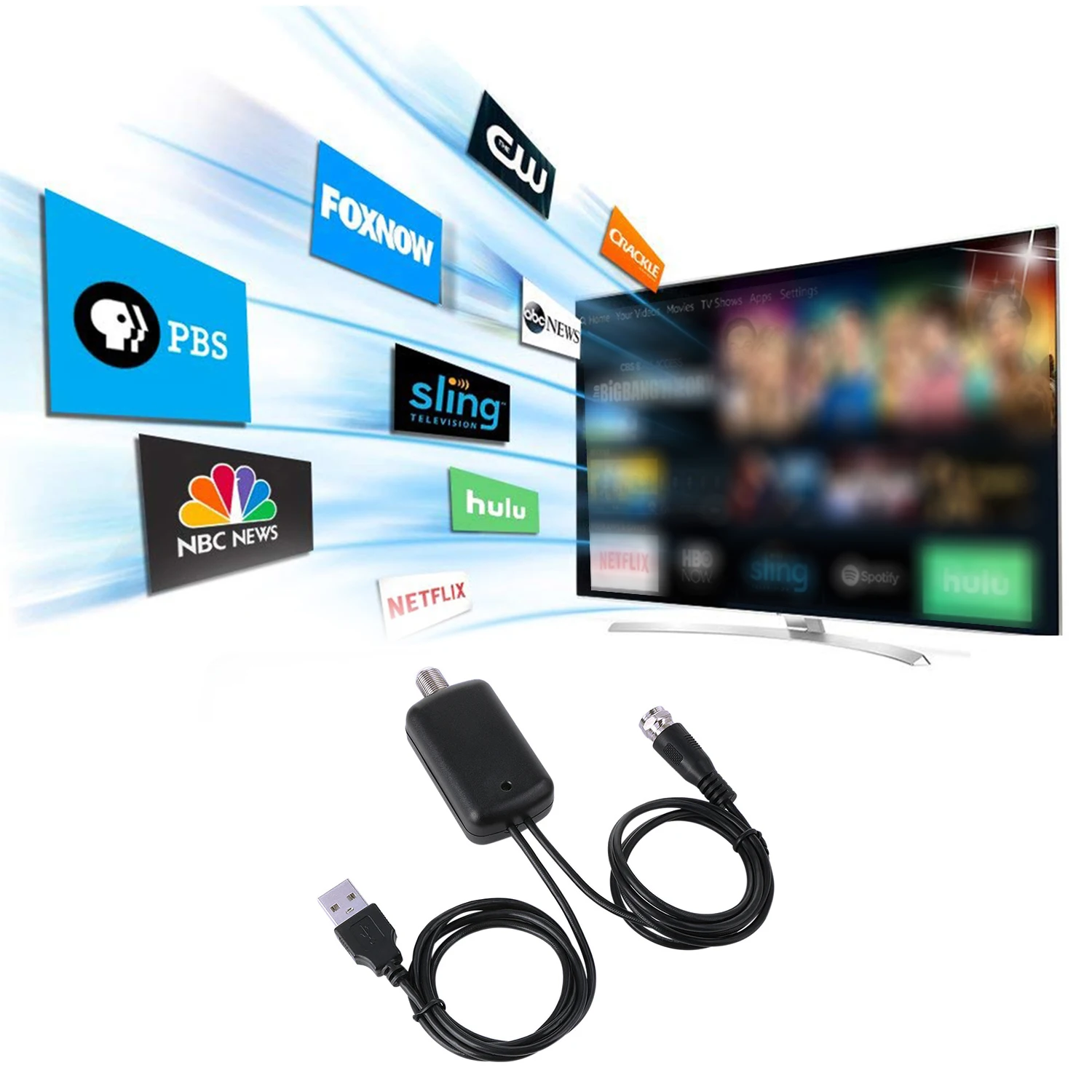 Усилитель ТВ сигнала удобный и простой установка цифровой HD для кабельной