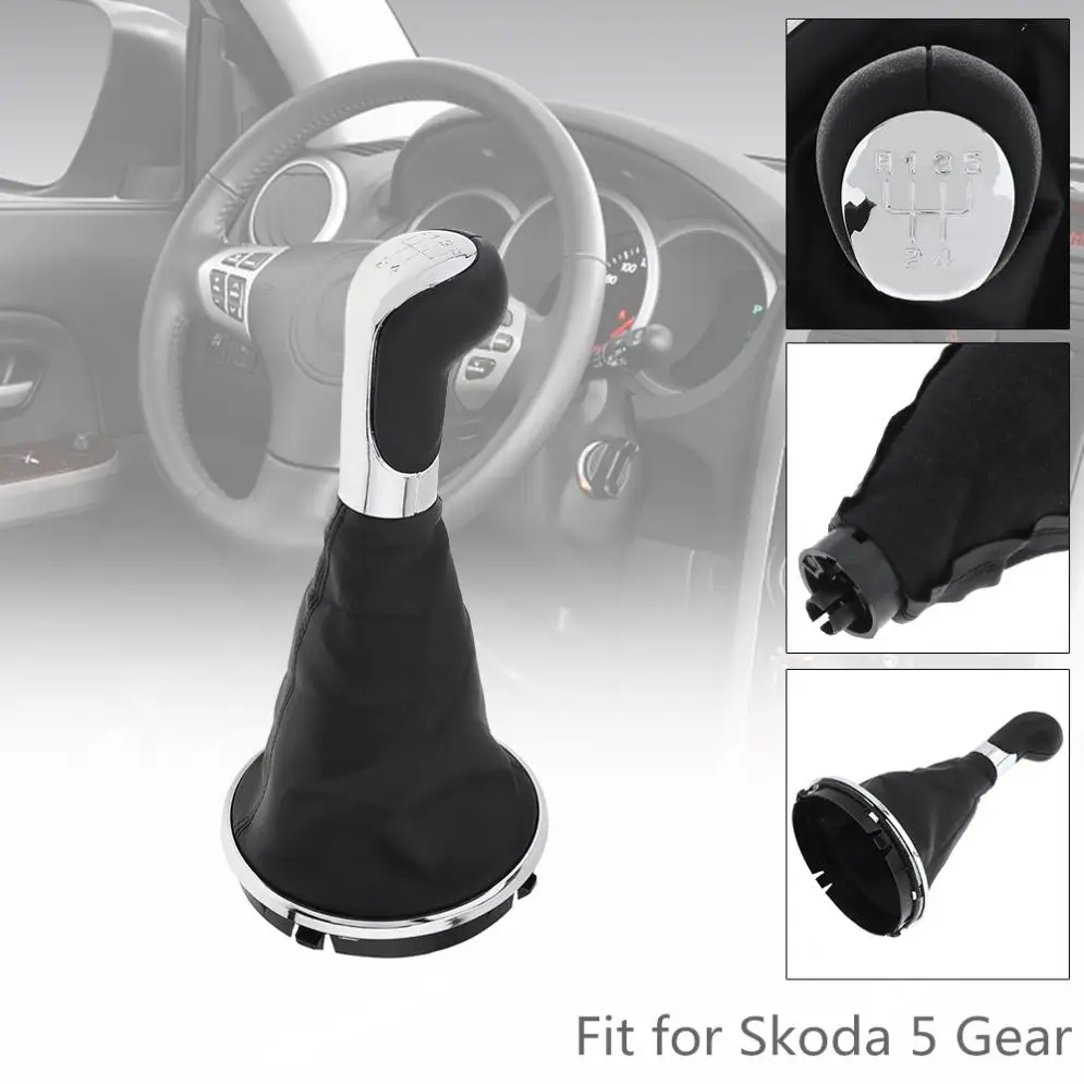 5 скоростей ABS + искусственная кожа ручной рычаг переключения передач Ручка С