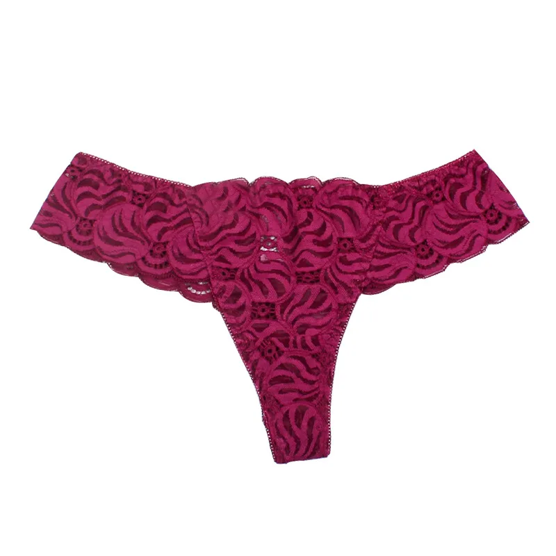 

Women's Thong Pants Women's Underwear Large Size Sexy Lace Transparent Panties