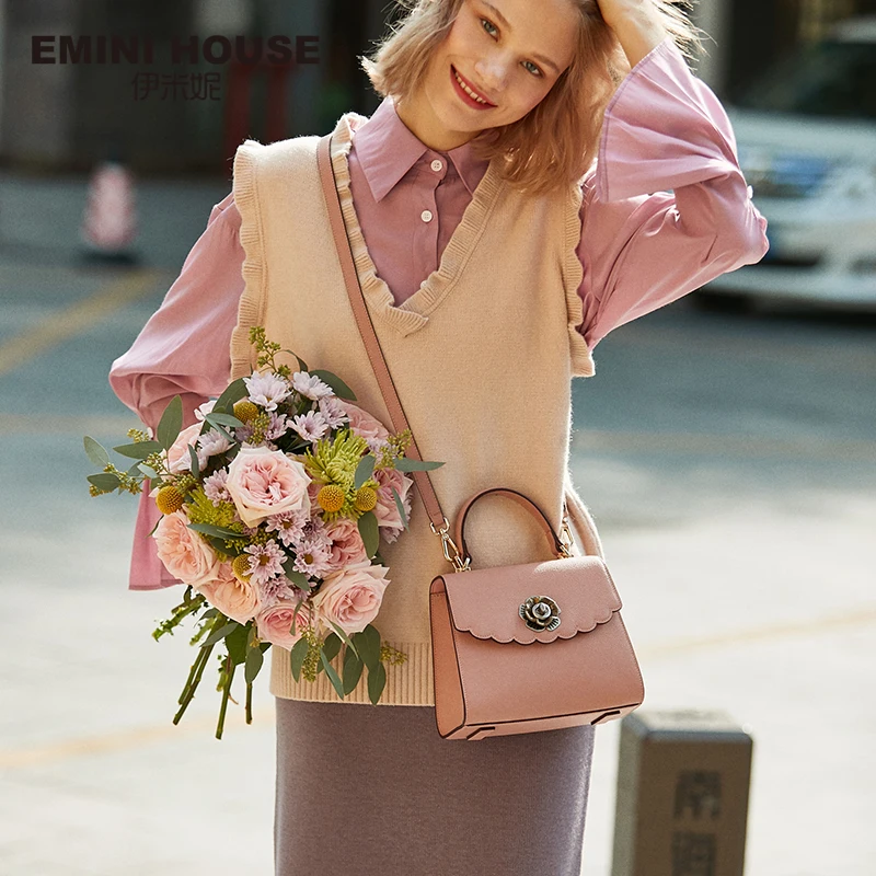 Сумка EMINI HOUSE Camellia роскошные сумки женские дизайнерские через плечо для женщин