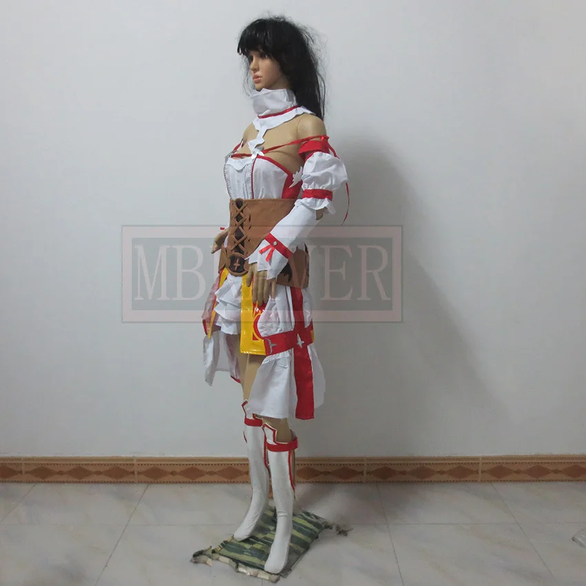 Sword Art Online Hollow Realization Asuna Cosplay Costume Halloween Uniform Outfit Customize Any Size |