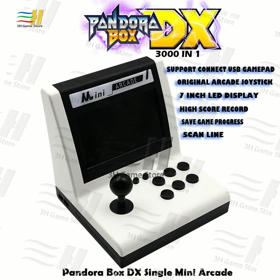 Pandora Box DX Одиночная мини Аркада Ретро аркадная бартоп построенная в 3000 1 игре есть