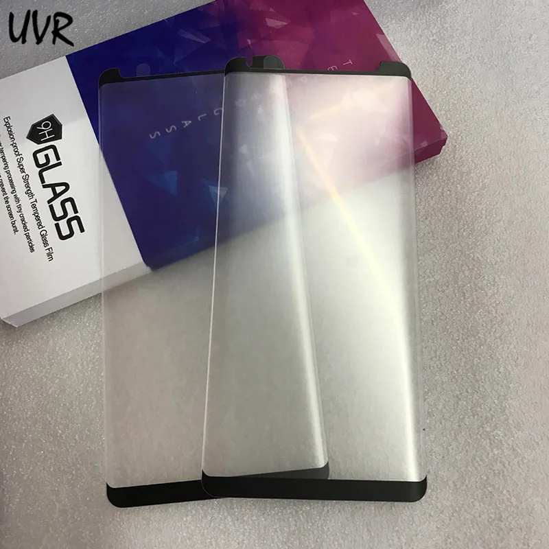 UVR 3D Чехол, матовое закаленное стекло для samsung Galaxy S10 S9 S8 Plus Note 8 9, без отпечатков пальцев, матовая защита экрана