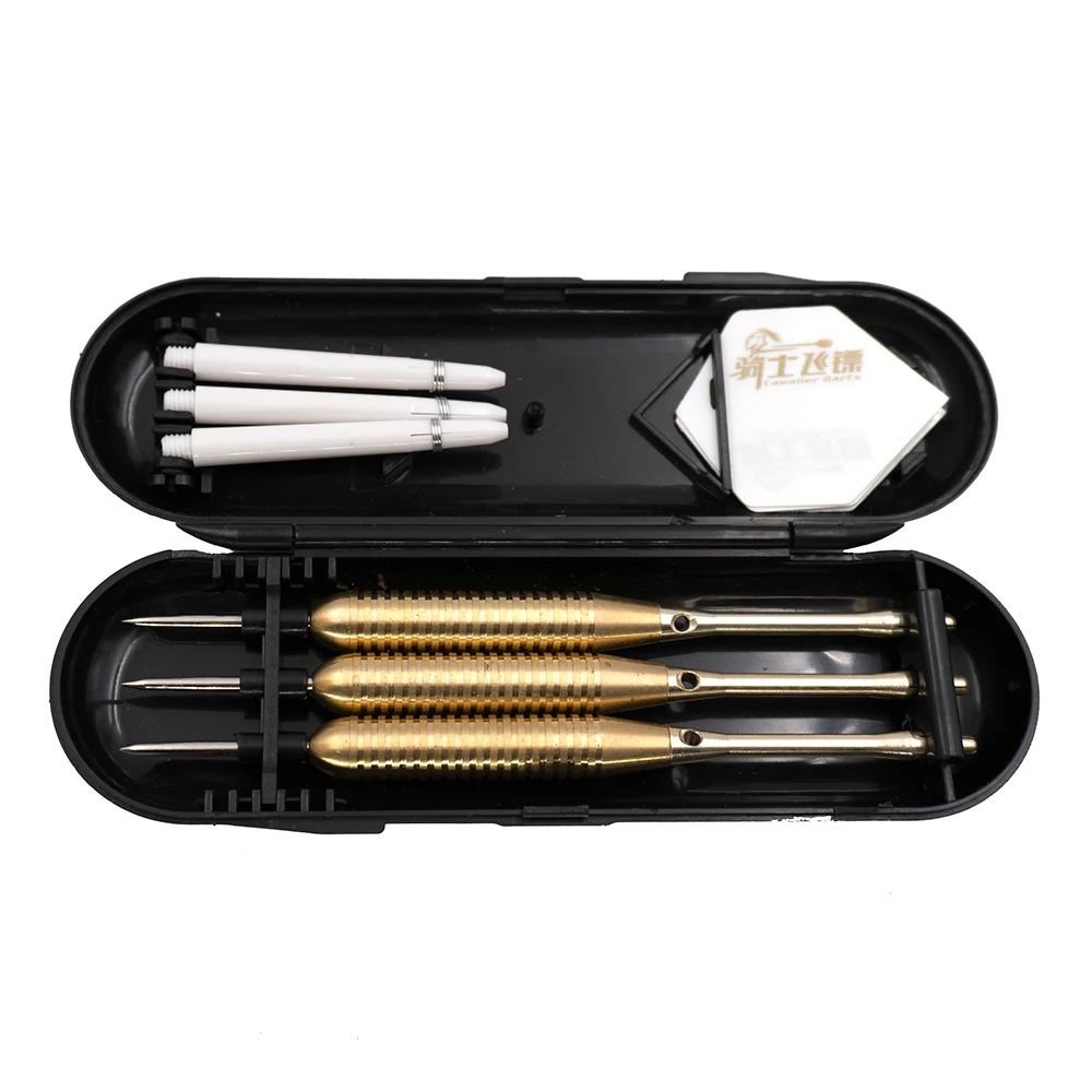 

3Pcs 27g Professional Darts Steel Tip Brass Barrel Aluminum Shafts Competition Training Dart