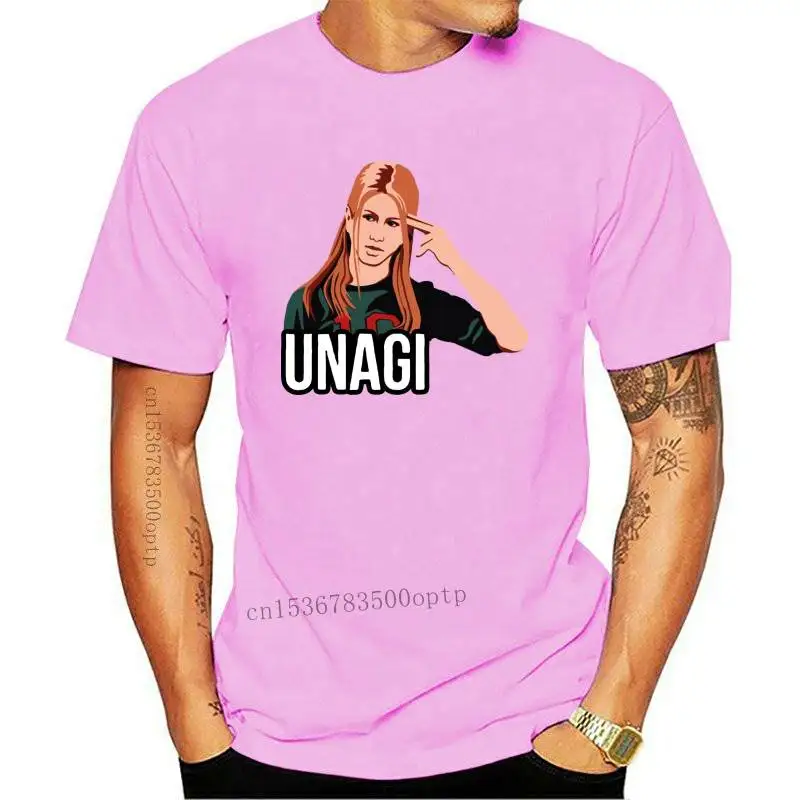 

Новая футболка Unagi Friends TV Show, одежда Рейчел, Уникальная футболка с круглым вырезом, футболки большого размера, стиль s(1)