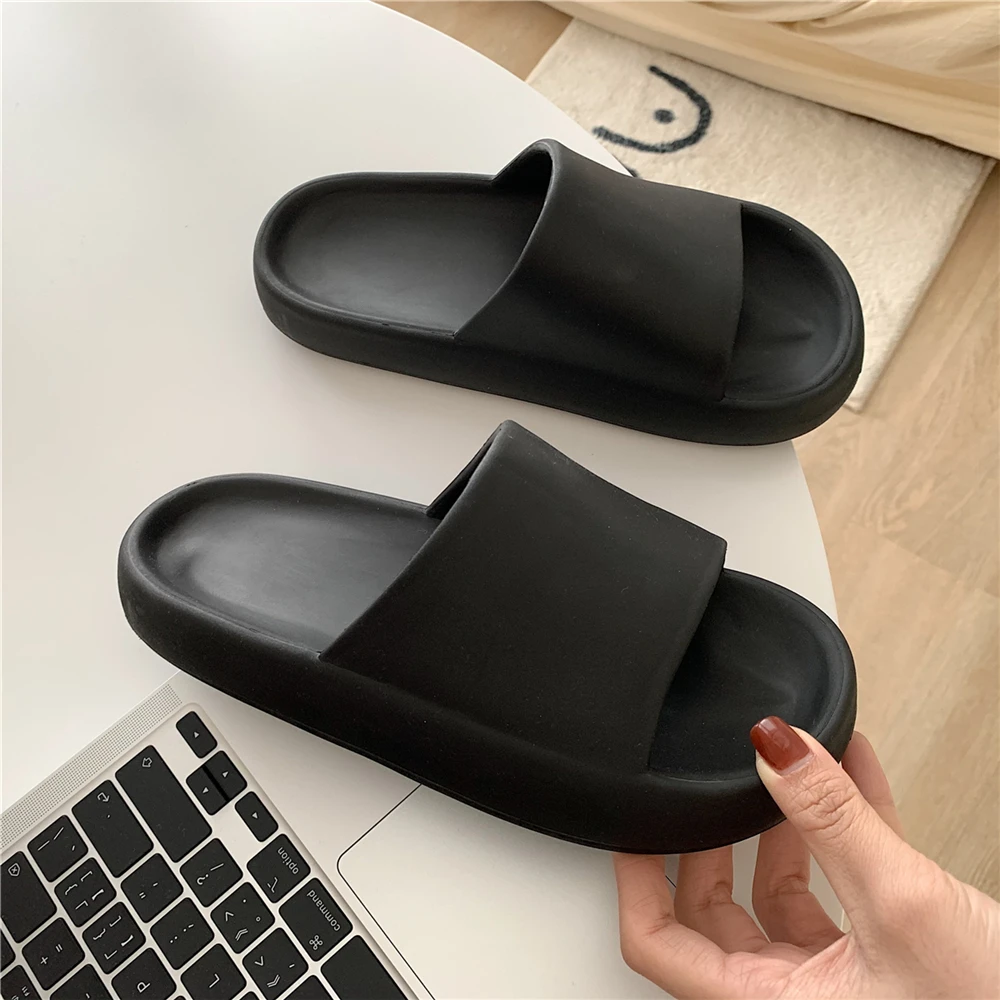new couples stylish adult sandals slip proof thick soled indoor outdoor slippers men flip flops house sleepers shoes woman home free global shipping