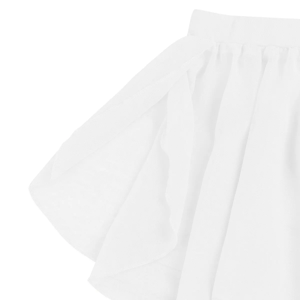 Юбка пачка для девочек базовая Классическая шифоновая юбка балета и танцев