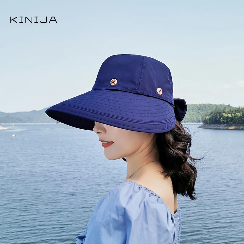 Съемная Складная Женская кепка уличная пляжная шляпа с защитой от ультрафиолета