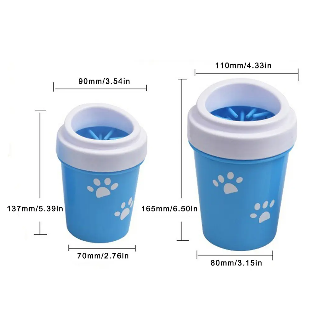 

Hot Dog Paw Cleaner Cup Soft Silicone for Dogs Foot Wash Tool Pet Feet Washer Portable Cat Dirty Paw Cleaning Wash Brush Cup
