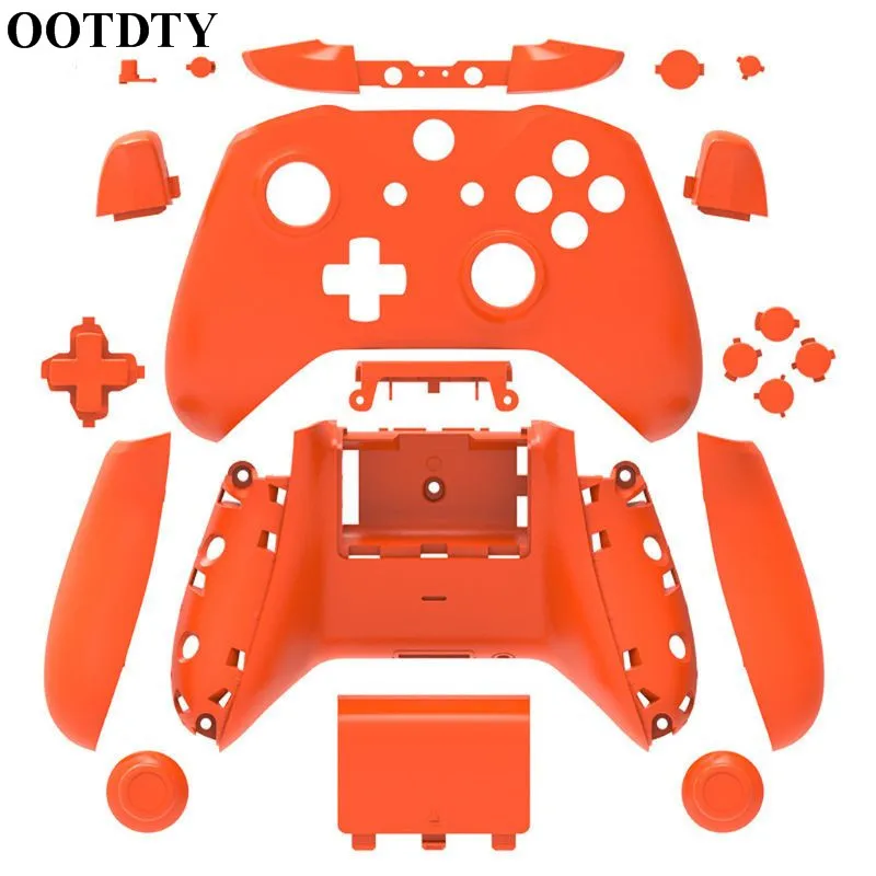 OOTDTY оболочка для Xbox One тонкая Замена Полный корпус и кнопки мод комплект матовый чехол