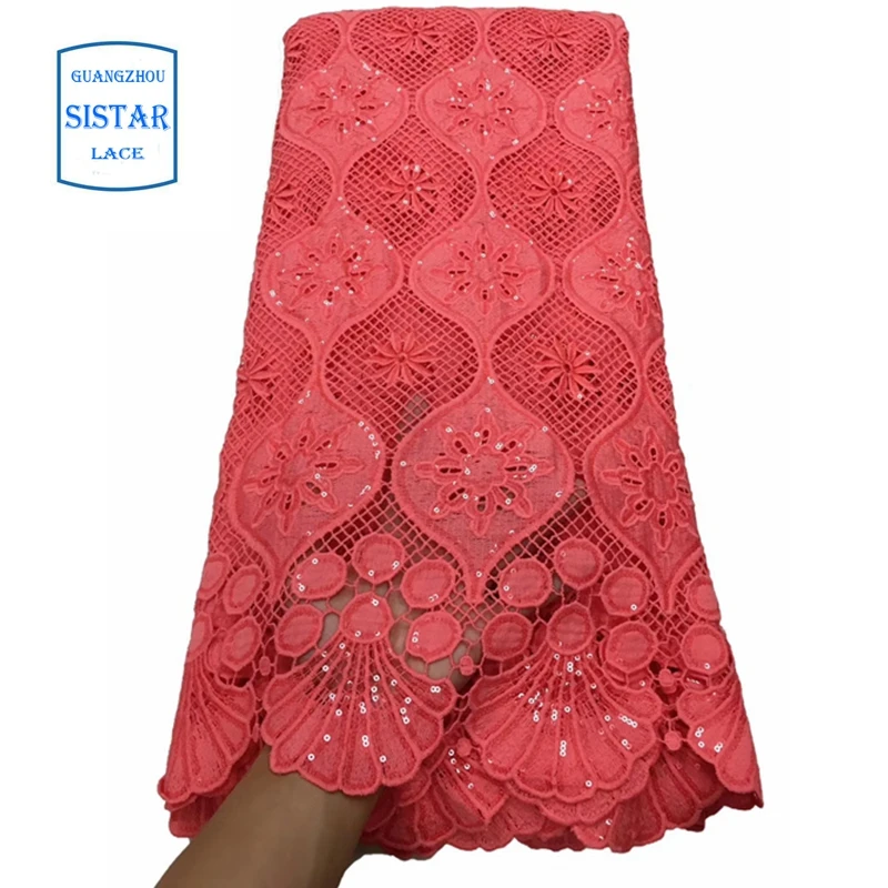 Уникальное гипюровое кружево с отличной вышивкой Африканский сухой шнур