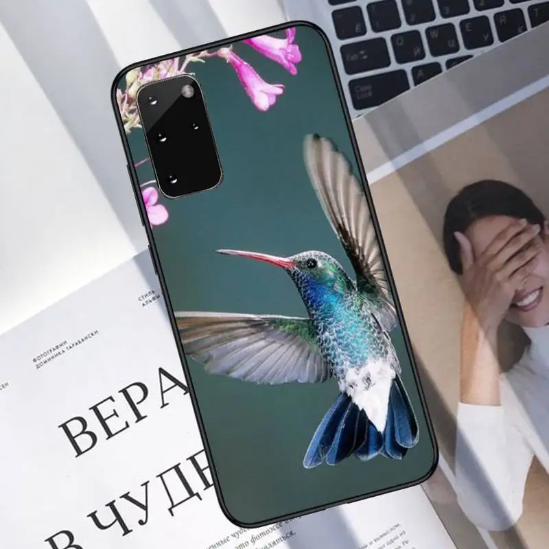 

pretty Hummingbird Phone Case For Samsung A40 A31 A50 A51 A71 A20E A20S S8 S9 S10 S20 Plus note 20 ultra
