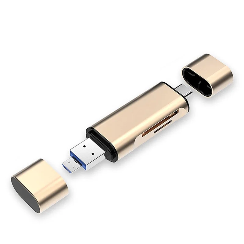 Адаптер usb 3 1 Type c к usb3.0 micro SD TF card reader с поддержкой OTG |