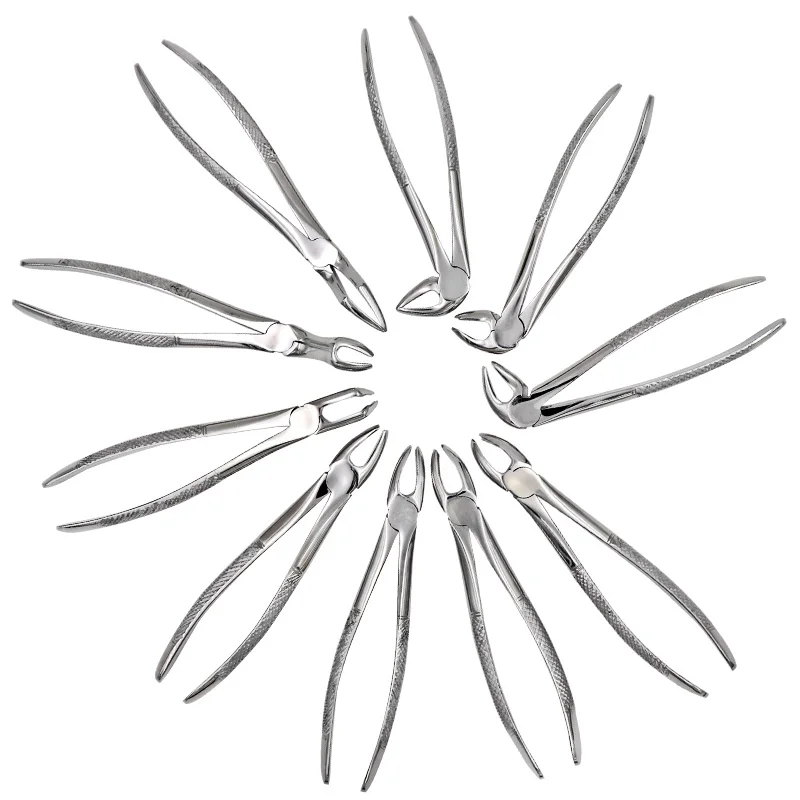 10 шт/набор из 7 шт зубные щипцы костюм для взрослых/дети дети зубов наборы щипцов