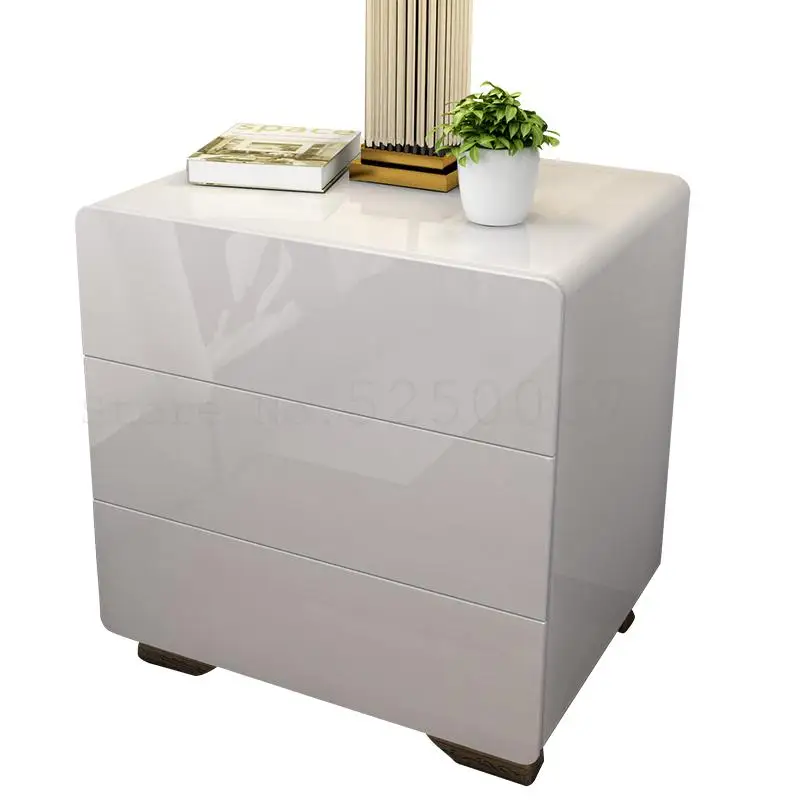 Прикроватный шкаф простой современный скандинавский для спальни светильник