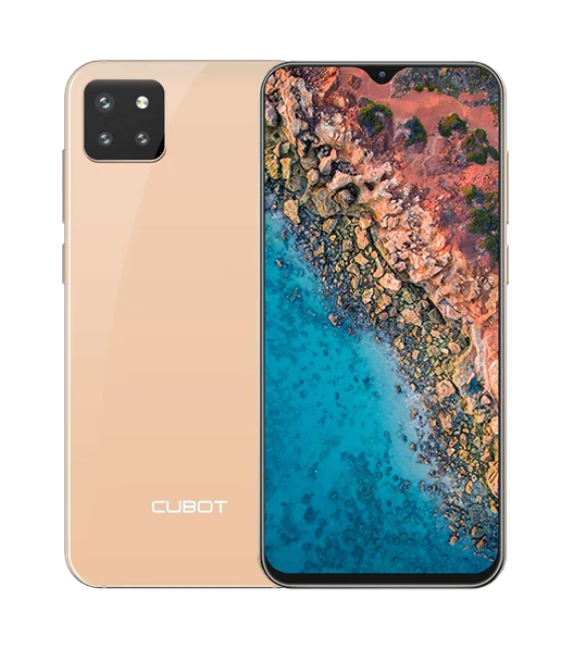 Gold Cubot X20 Pro, 6 ГБ+ 128 Гб, режим AI, тройная камера, Android 9,0, Восьмиядерный процессор Helio P60 AI, 6,3 дюйма, FHD+, экран в виде капли, для распознавания лица, смартфон - Цвет: Gold