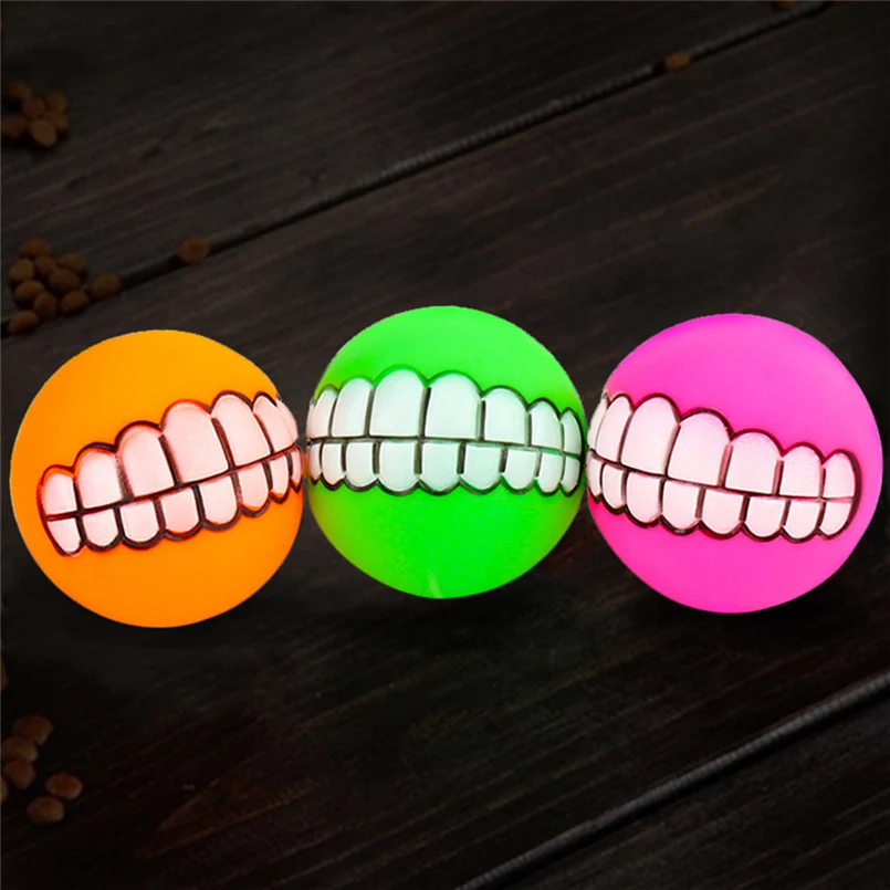 Шарик для зубов собаки веселая игрушка домашних питомцев сферические зубы