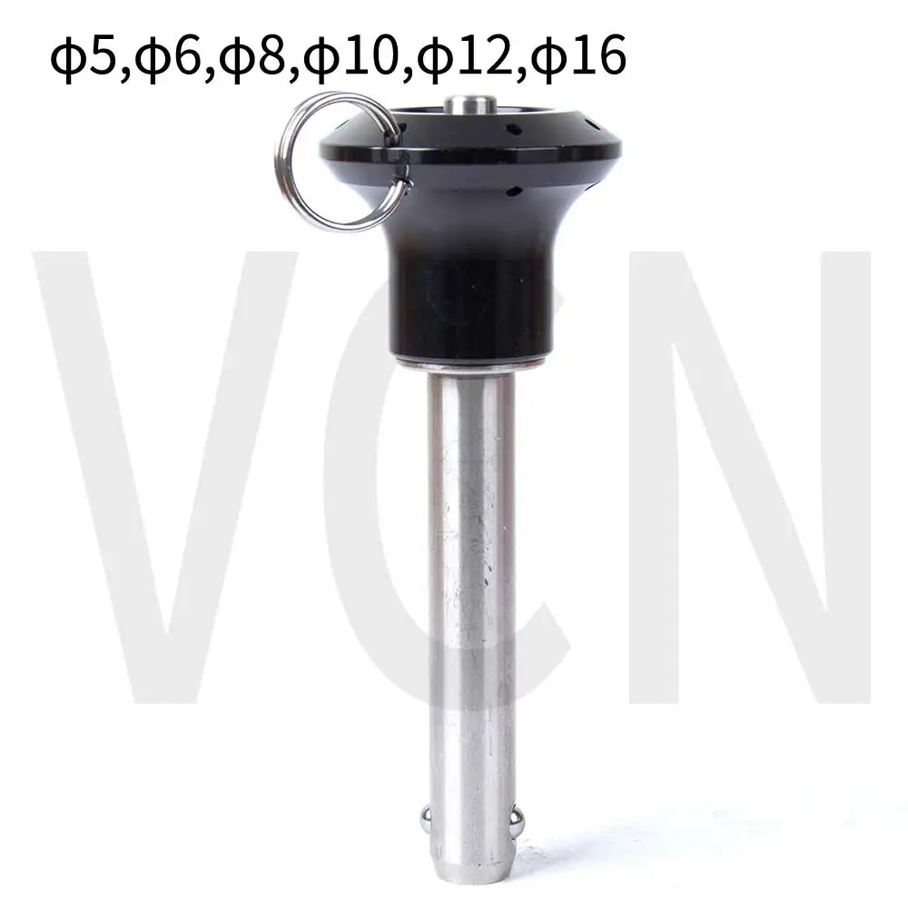 

Шариковые Стопорные штифты vcn111., быстросъемные штифты, тип кнопки, алюминиевая ручка безопасности, диаметр 6/8/10/12/16 lgth от 10 до 230 мм