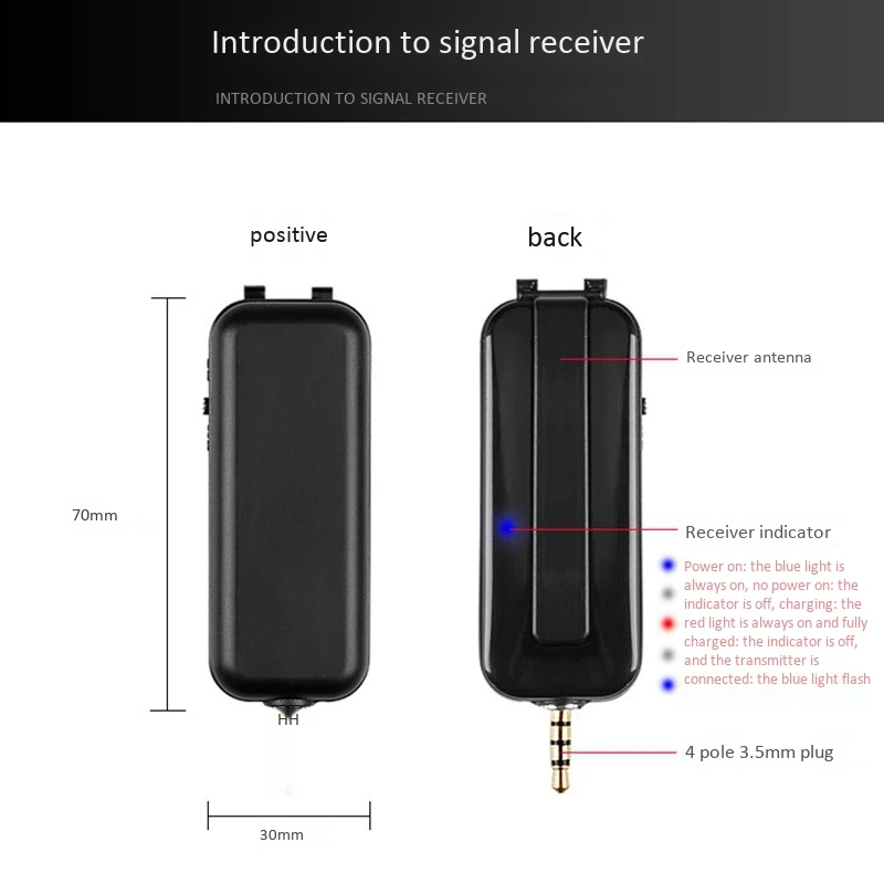 Профессиональный UHF микрофон Lavalier для дальней камеры телефона SLR Камера ПК и