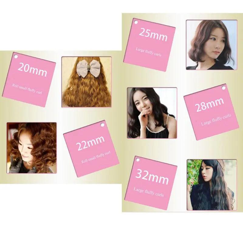 

Triple Barrel Hair Curler 20/22/25/28mm Fast Heating Curling Iron Styling Tools M2EE