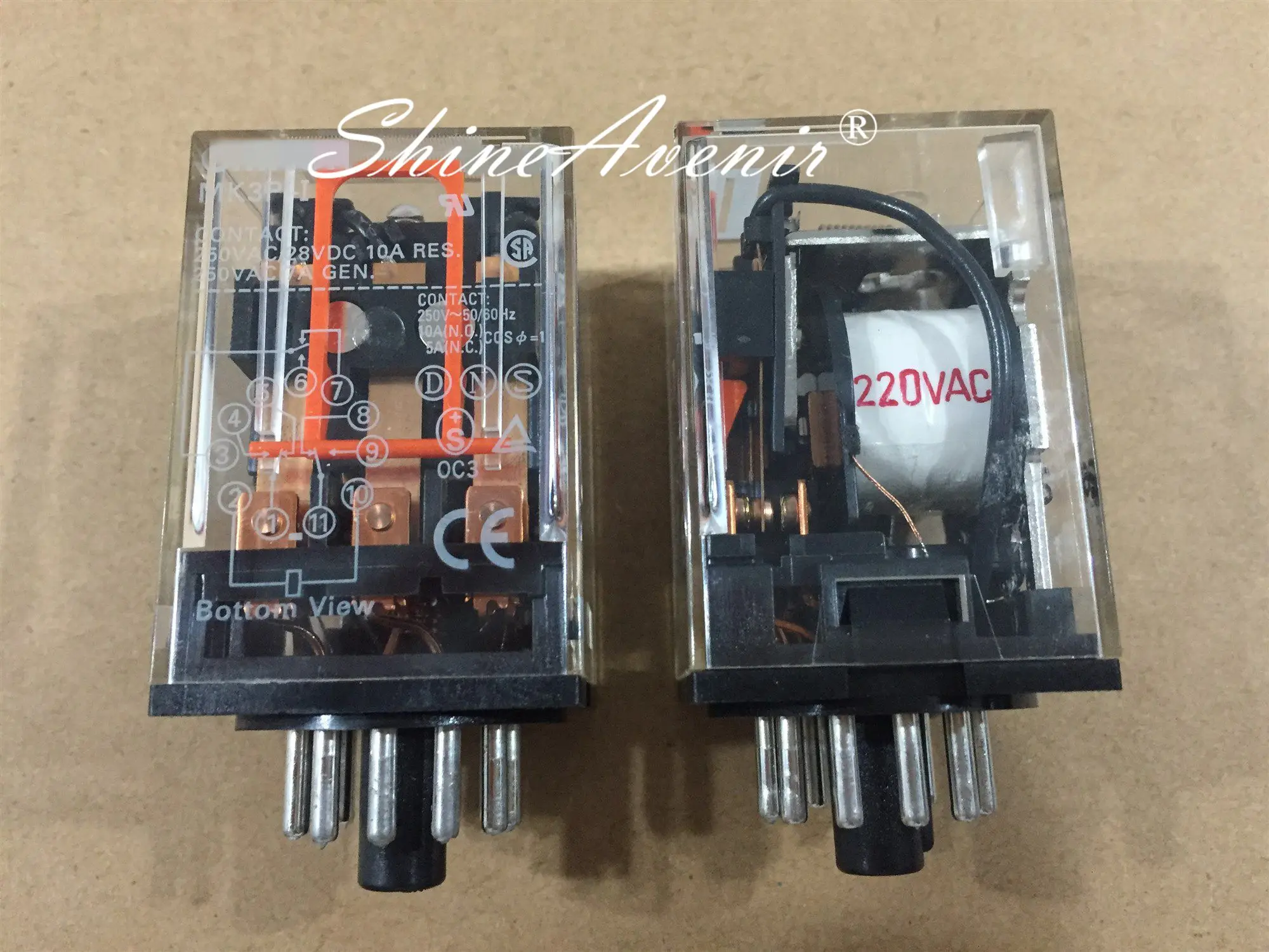 2pcs/lot Relay MK3P-I-220VAC 380VAC 110VAC 36VAC 24VAC 24VDC 12VDC 48VDC 6VDC 11PIN Original in stock