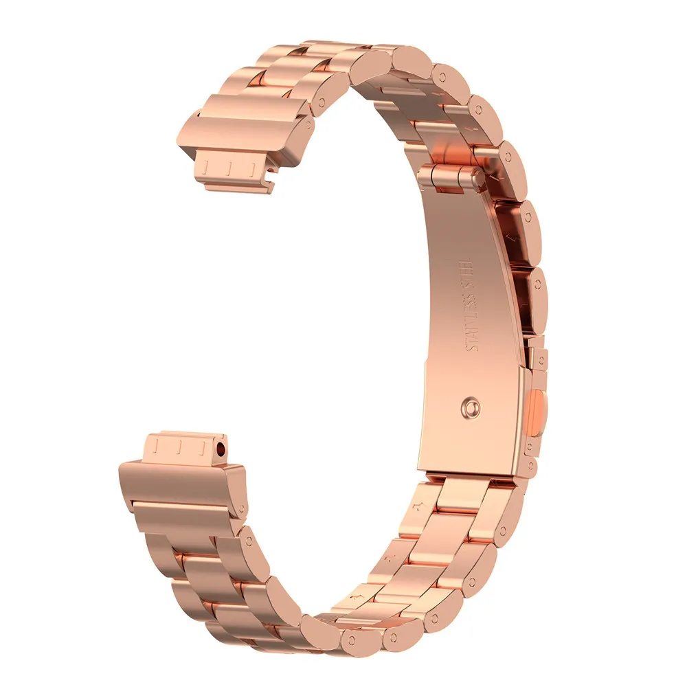 2020 металлические ремешки для Fitbit Inspire hr Band смарт часы из прочной нержавеющей