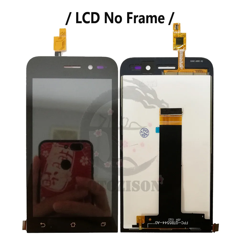 ЖК дисплей 4 5 дюйма с рамкой для ASUS Zenfone GO LCD ZB452KG X014D сенсорным экраном и