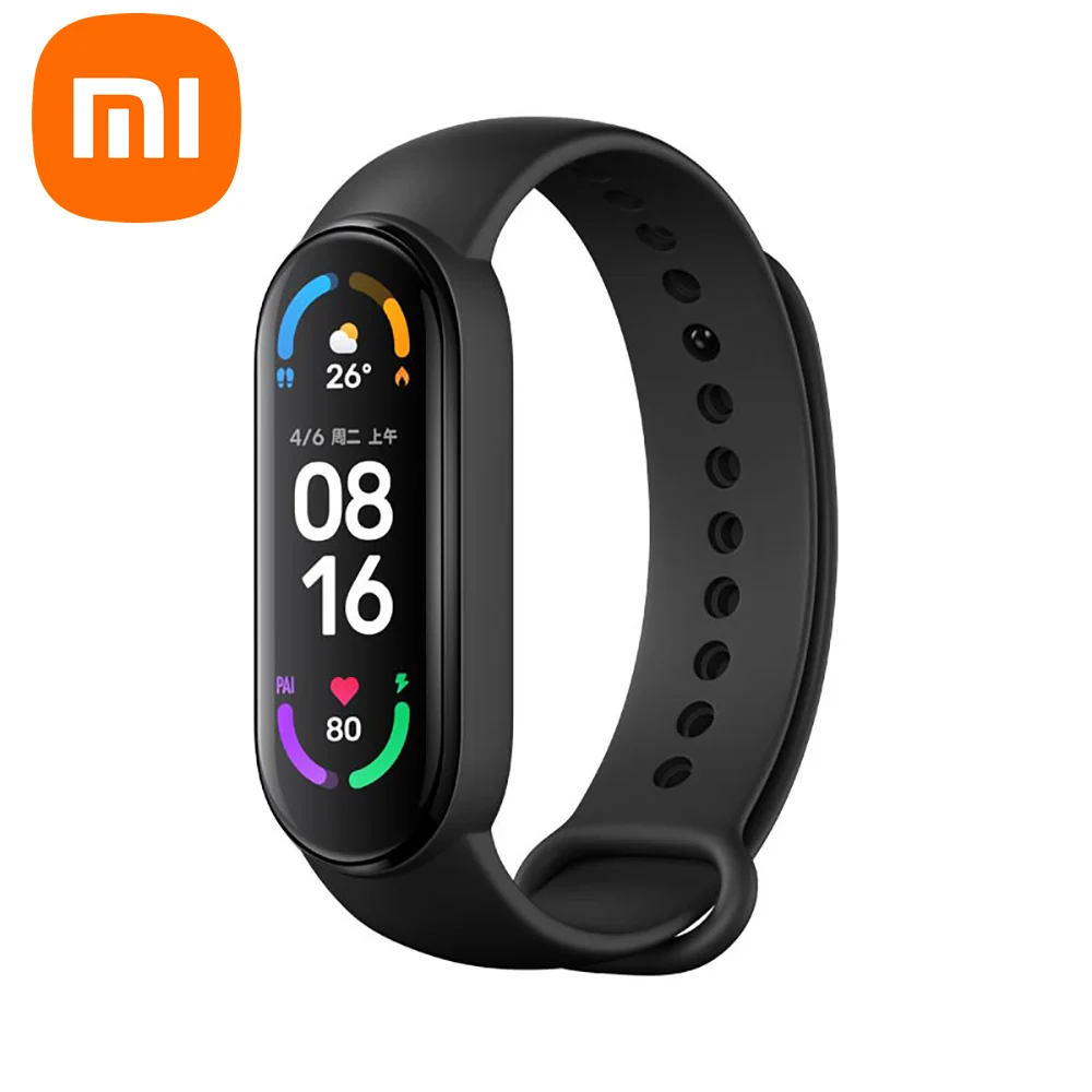 Оригинальный браслет для смарт-часов Xiaomi Mi Band 6 международная версия новинка