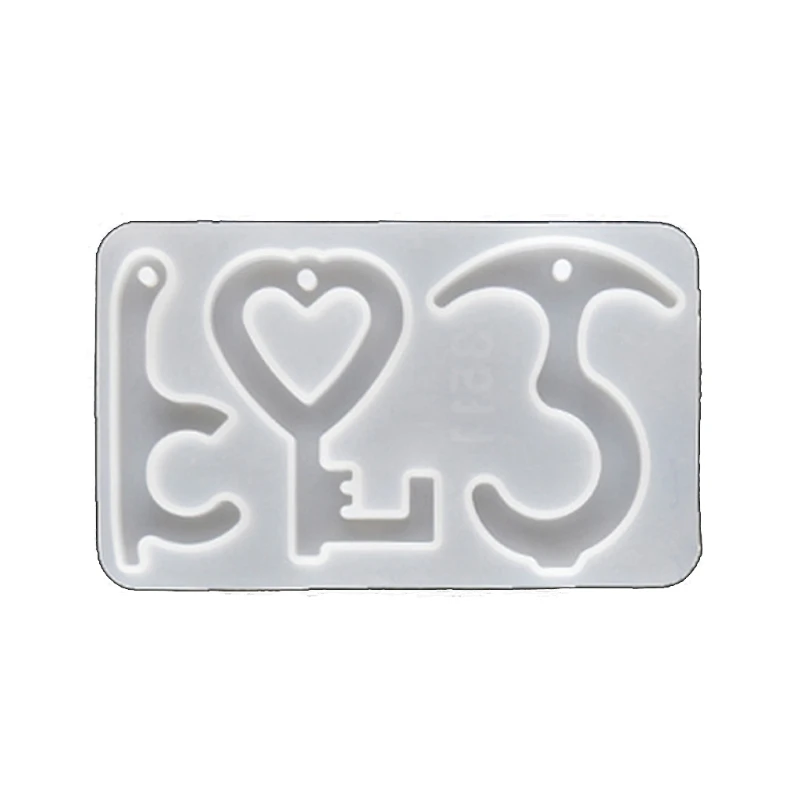 

No Touch Keychain Resin Mold Zero Touch Hands Free Door Opener Keychain Molds 77HE