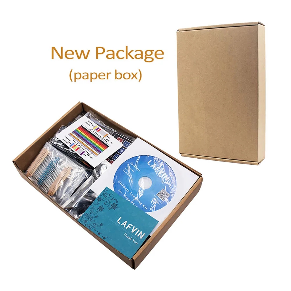 LAFVIN для проекта UNO R3 полный стартовый набор с учебным пособием Arduino бумажной