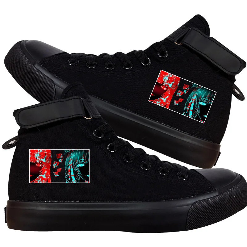 

Kakegurui Anime Cosplay Character Print High-Top Canvas Shoes Casual Breathable Leisure Unisex Sport Sneakers Vulcanize 2021