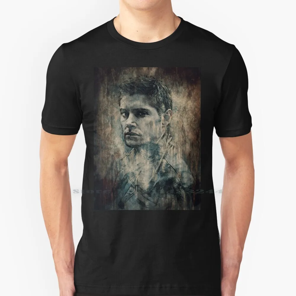 

Dean Winchester T Shirt 100% Pure Cotton Dean Winchester Supernatural Portrait Jensen Ackles