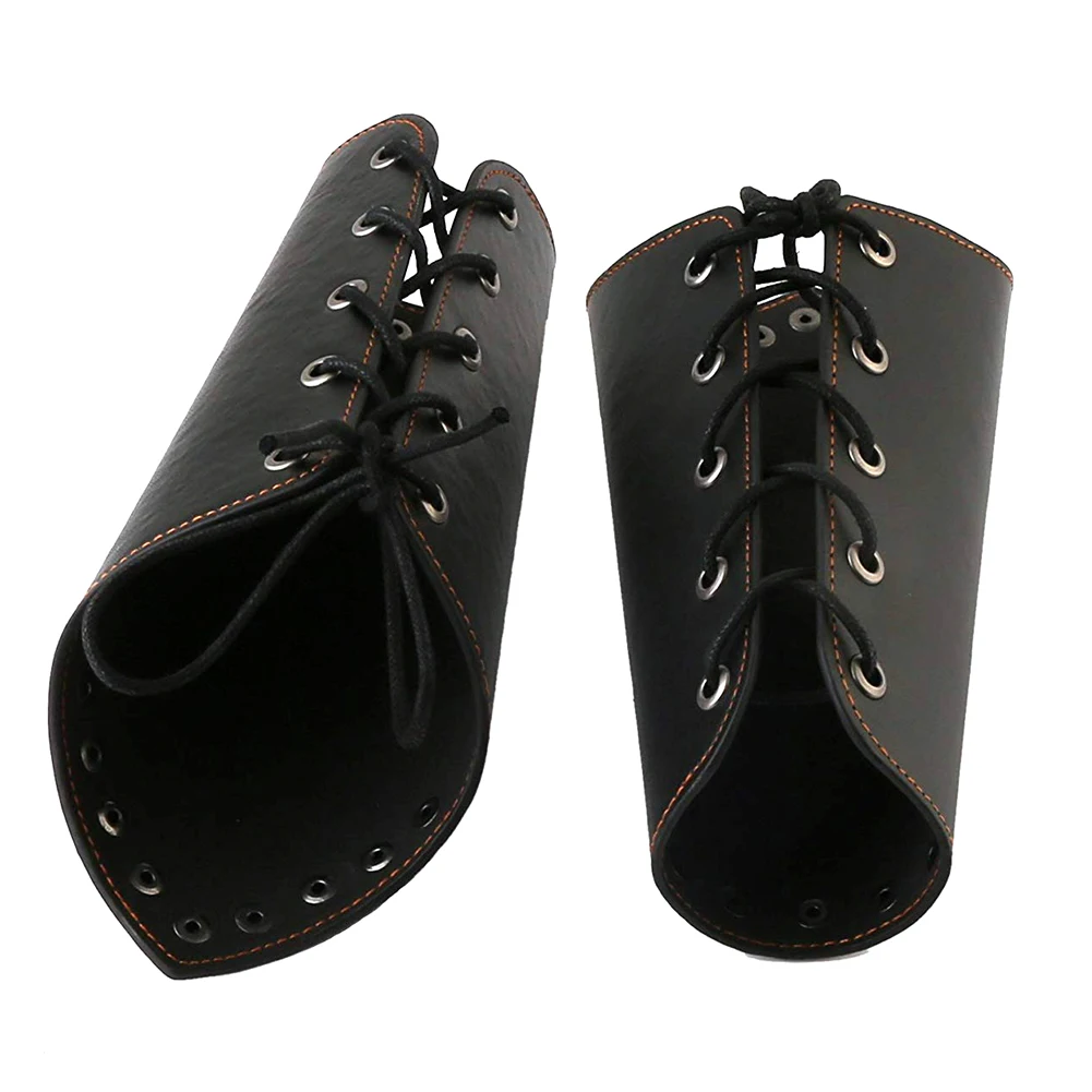 Защитный нарукавник из искусственной кожи для стрельбы лука средневековый