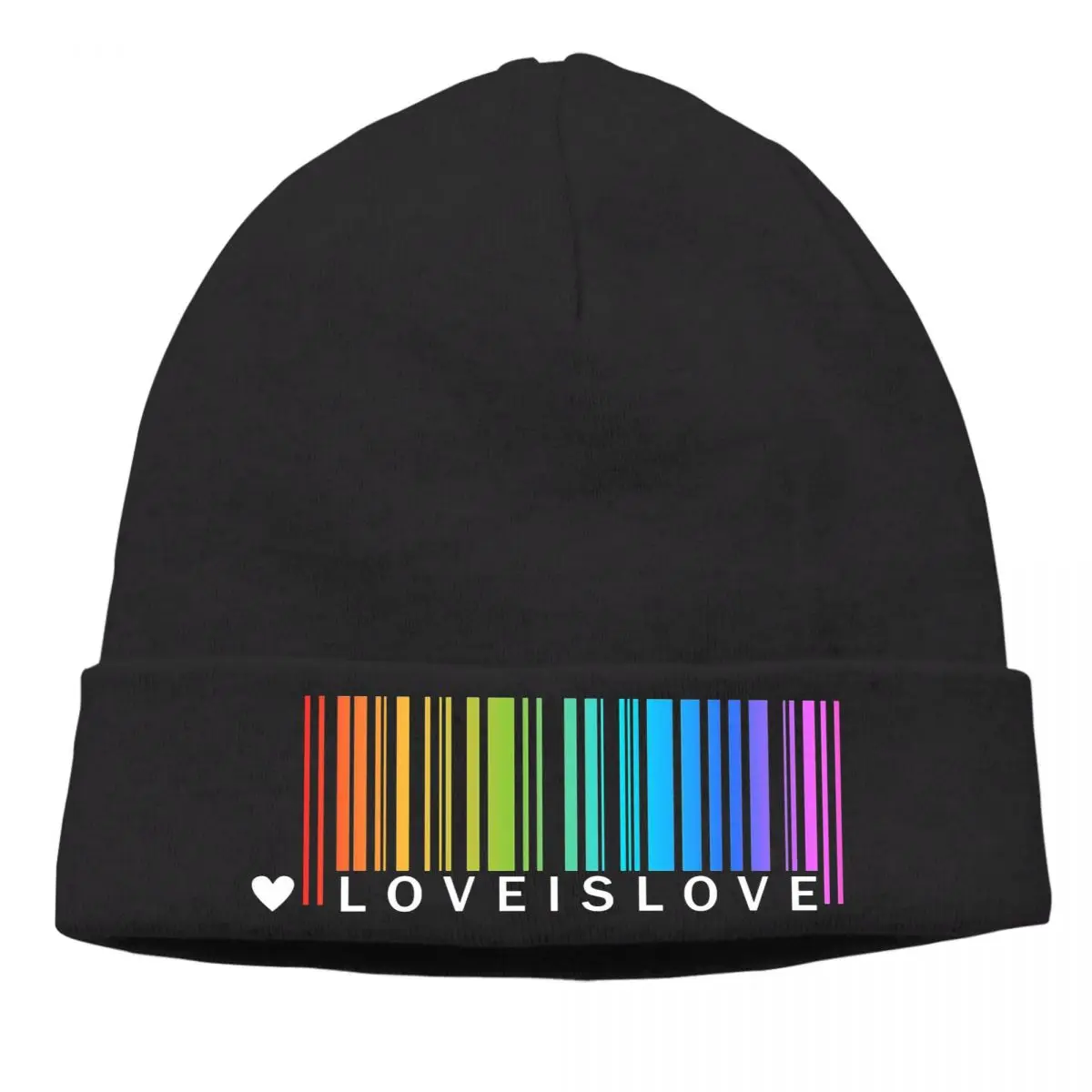 

Bonnet Rainbow Art Culture Cycling Knit Hat Love Is Love - LGBT Pride Winter Warm Design Skullies Beanies Caps