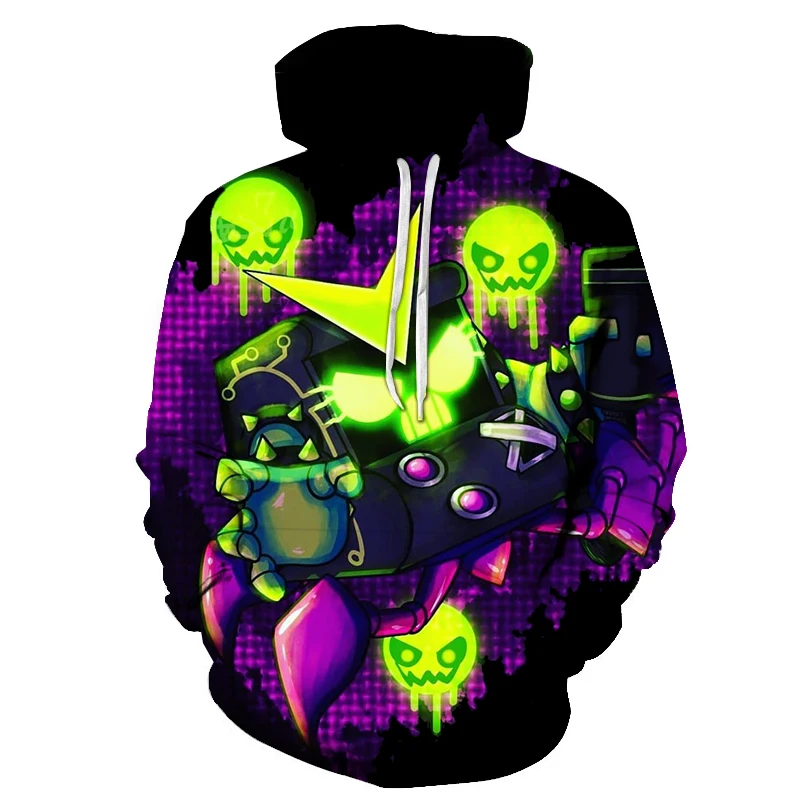 

2021 new autumn and winter sweater hip-hop style loose fashion hoodie personality O-neck shirt casual 3D printing