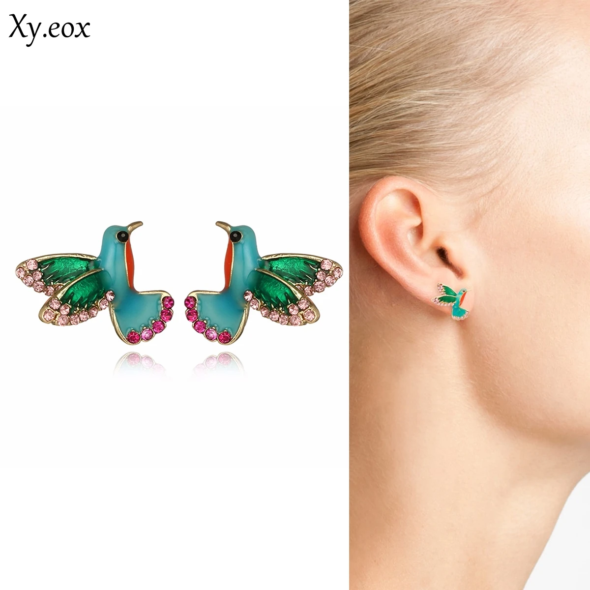 1 пара женские серьги-гвоздики в виде животных | Украшения и аксессуары