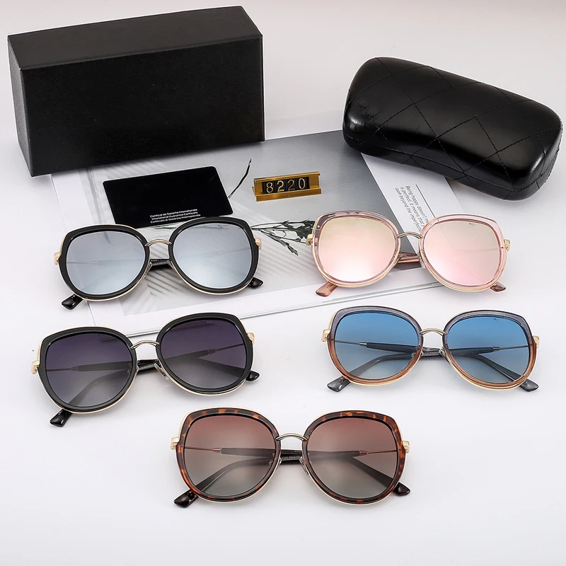 Женские поляризационные очки кошачьи глаза солнцезащитные в стиле ретро