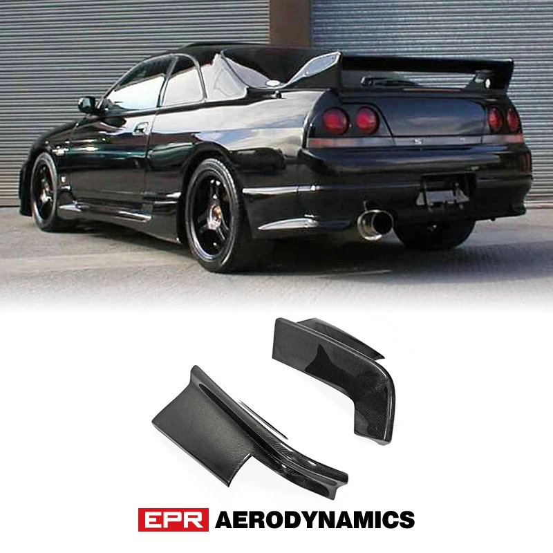 Автомобильные аксессуары для Nissan Skyline R33 GTR TS Style углеродное волокно задний бампер