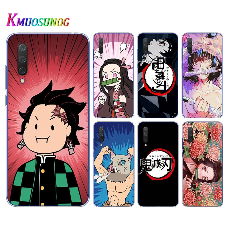 

Anime Demon Slayer For Xiaomi Mi 11i 11 10i 10T 10 9T 9SE 9 8 A3 CC9 CC9E Note 10 Lite Pro Ultra Soft Phone Case