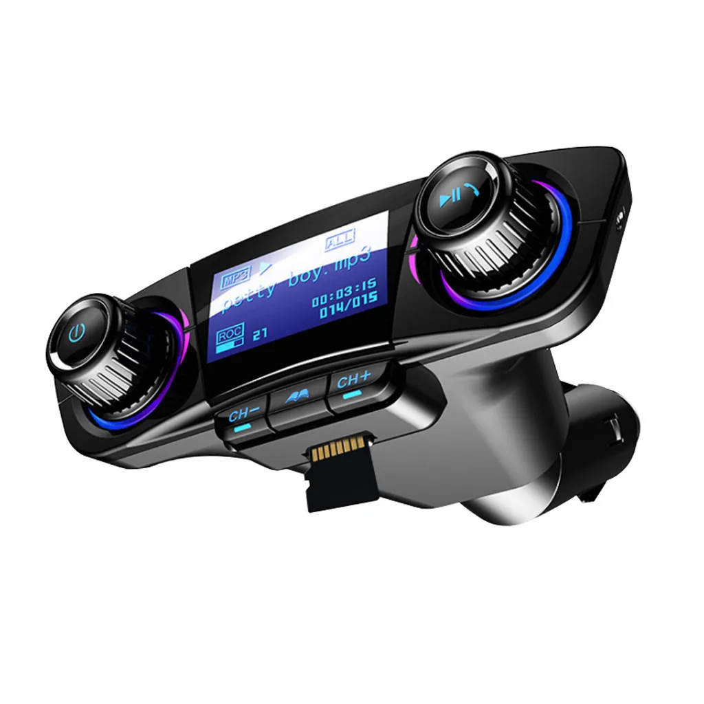 Автомобильный fm-трансмиттер BT mp3-плеер комплект с адаптером для радиоприемника